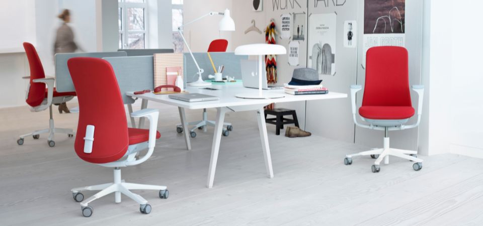 HÅG SoFi 7300 ergonomische bureaustoel met hoge volledig gestoffeerde rugleuning