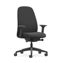 Interstuhl HEJ HJ116 ergonomische bureaustoel zwart vooraanzicht