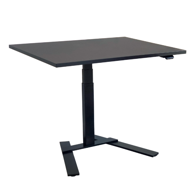Compact elektrisch zit-sta bureau 100x80 cm RAW