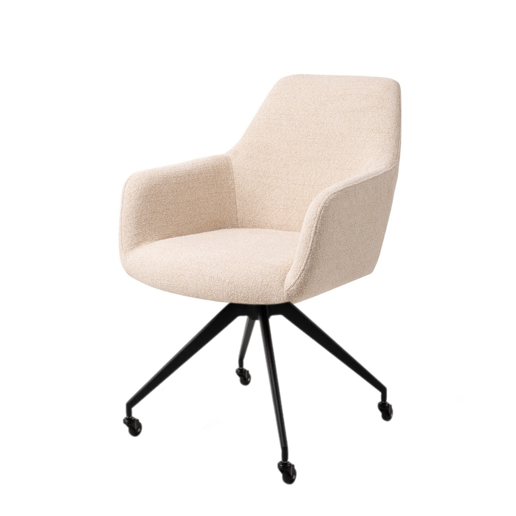 Hiroo stoel – 4-poots met wielen (glide)
