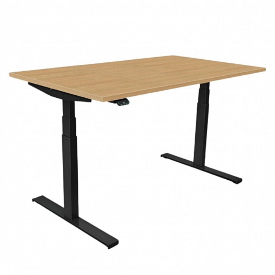 Sitz-Steh-Schreibtisch Ergonomio