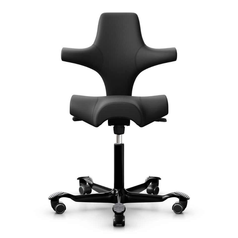 HAG Capisco 8106 Black Paloma Leather 